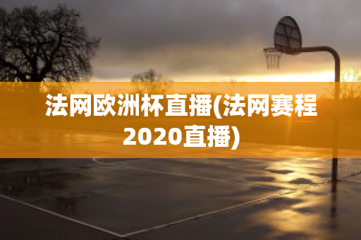 法网欧洲杯直播(法网赛程2020直播)