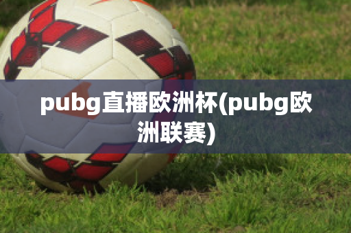 pubg直播欧洲杯(pubg欧洲联赛)