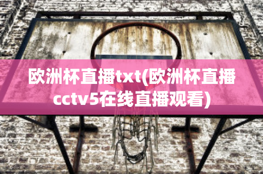 欧洲杯直播txt(欧洲杯直播cctv5在线直播观看)