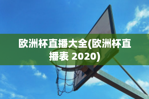 欧洲杯直播大全(欧洲杯直播表 2020)