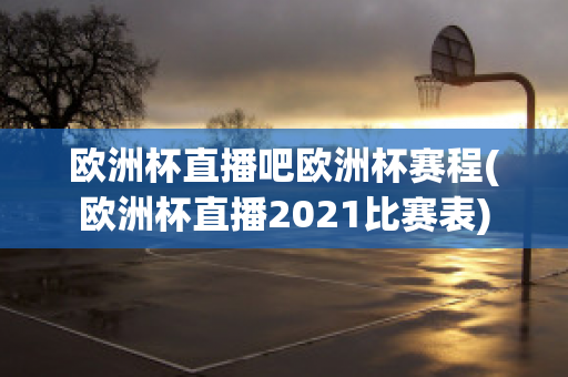 欧洲杯直播吧欧洲杯赛程(欧洲杯直播2021比赛表)