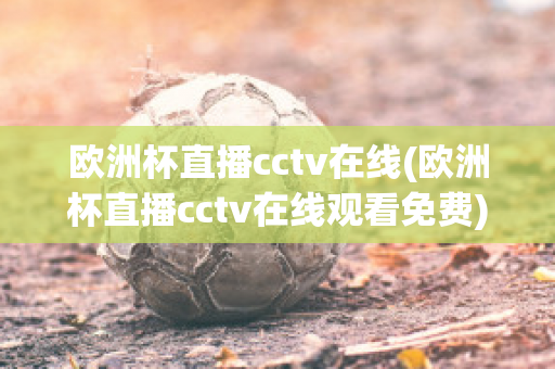 欧洲杯直播cctv在线(欧洲杯直播cctv在线观看免费)