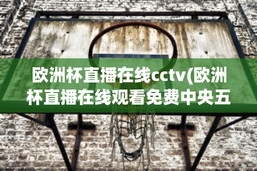 欧洲杯直播在线cctv(欧洲杯直播在线观看免费中央五台)