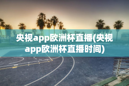 央视app欧洲杯直播(央视app欧洲杯直播时间)