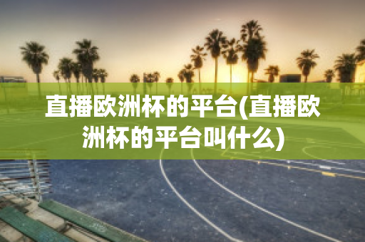 直播欧洲杯的平台(直播欧洲杯的平台叫什么)