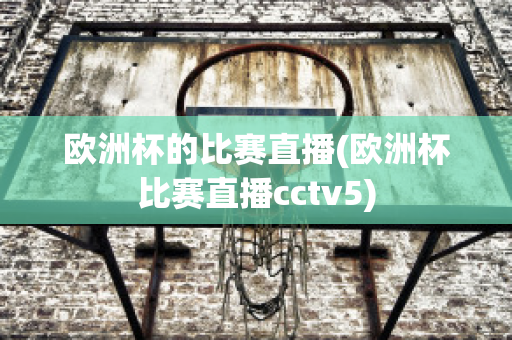 欧洲杯的比赛直播(欧洲杯比赛直播cctv5)