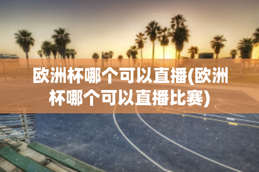 欧洲杯哪个可以直播(欧洲杯哪个可以直播比赛)