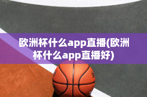 欧洲杯什么app直播(欧洲杯什么app直播好)