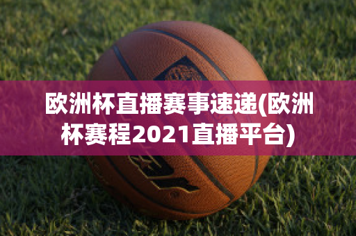 欧洲杯直播赛事速递(欧洲杯赛程2021直播平台)