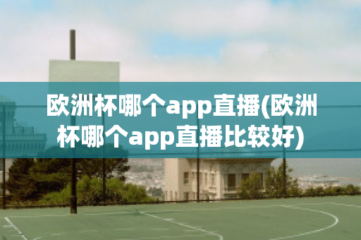 欧洲杯哪个app直播(欧洲杯哪个app直播比较好)