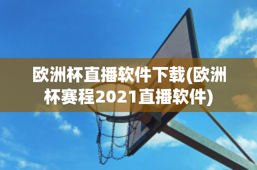 欧洲杯直播软件下载(欧洲杯赛程2021直播软件)