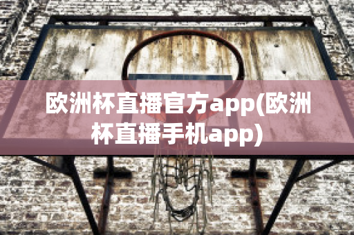 欧洲杯直播官方app(欧洲杯直播手机app)