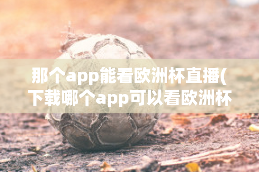 那个app能看欧洲杯直播(下载哪个app可以看欧洲杯直播)