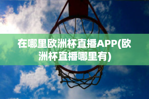 在哪里欧洲杯直播APP(欧洲杯直播哪里有)