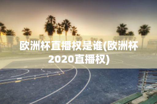 欧洲杯直播权是谁(欧洲杯2020直播权)