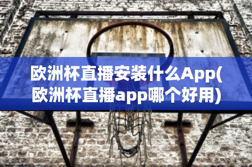 欧洲杯直播安装什么App(欧洲杯直播app哪个好用)