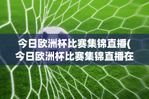 今日欧洲杯比赛集锦直播(今日欧洲杯比赛集锦直播在线观看)