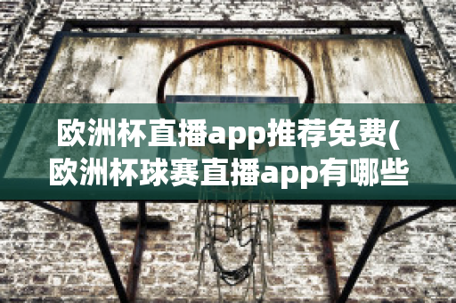 欧洲杯直播app推荐免费(欧洲杯球赛直播app有哪些)