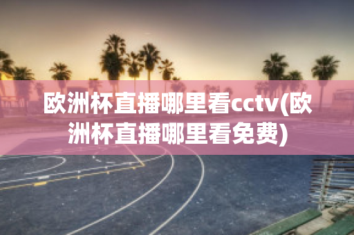 欧洲杯直播哪里看cctv(欧洲杯直播哪里看免费)