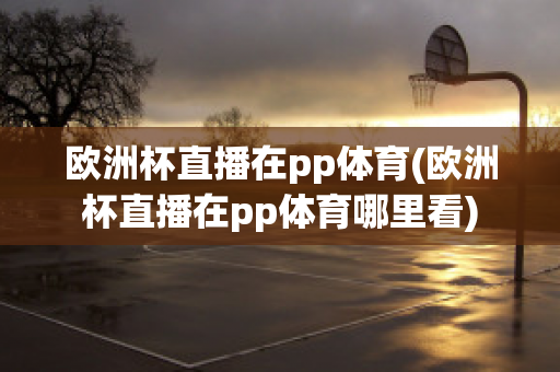 欧洲杯直播在pp体育(欧洲杯直播在pp体育哪里看)