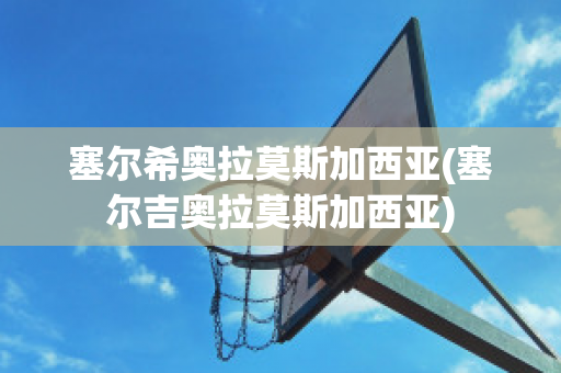 塞尔希奥拉莫斯加西亚(塞尔吉奥拉莫斯加西亚)