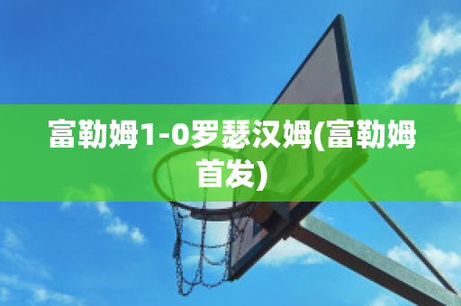 富勒姆1-0罗瑟汉姆(富勒姆首发)