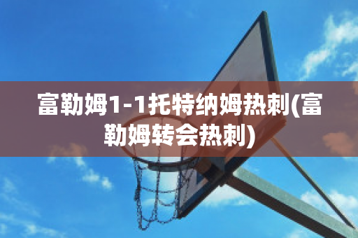 富勒姆1-1托特纳姆热刺(富勒姆转会热刺)