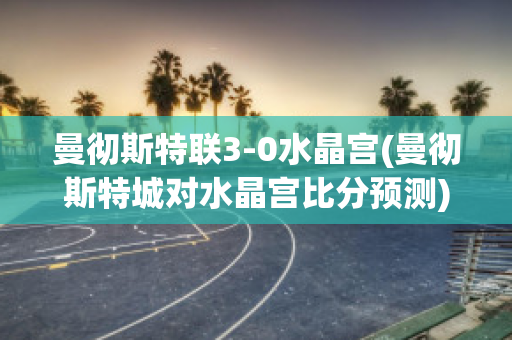 曼彻斯特联3-0水晶宫(曼彻斯特城对水晶宫比分预测)