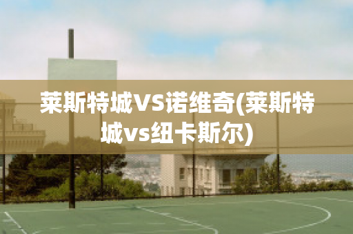 莱斯特城VS诺维奇(莱斯特城vs纽卡斯尔)