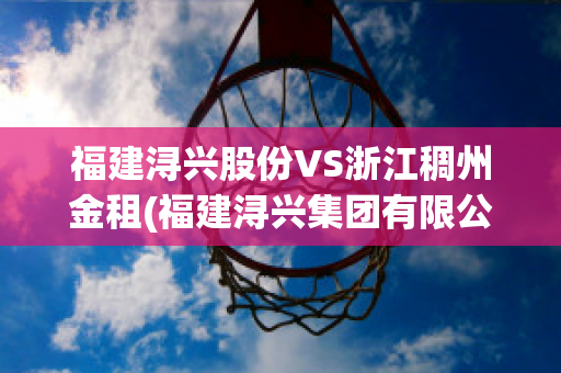 福建浔兴股份VS浙江稠州金租(福建浔兴集团有限公司董事长)