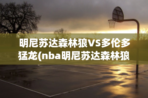 明尼苏达森林狼VS多伦多猛龙(nba明尼苏达森林狼队)