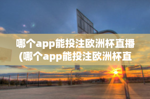 哪个app能投注欧洲杯直播(哪个app能投注欧洲杯直播软件)