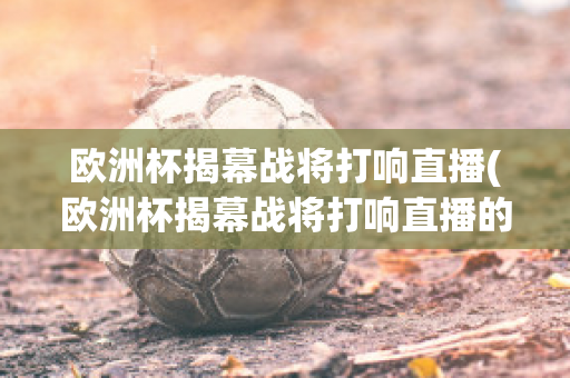 欧洲杯揭幕战将打响直播(欧洲杯揭幕战将打响直播的是谁)