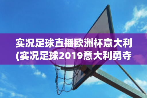 实况足球直播欧洲杯意大利(实况足球2019意大利勇夺欧洲杯)