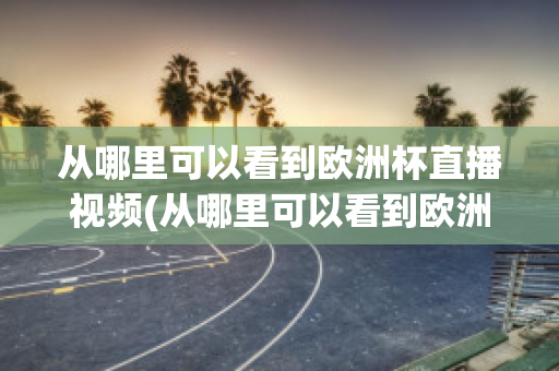 从哪里可以看到欧洲杯直播视频(从哪里可以看到欧洲杯直播视频呢)