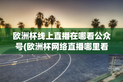 欧洲杯线上直播在哪看公众号(欧洲杯网络直播哪里看)