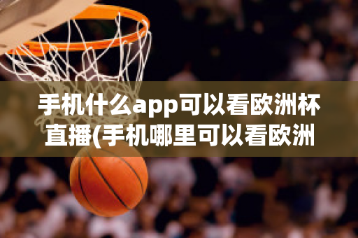 手机什么app可以看欧洲杯直播(手机哪里可以看欧洲杯直播)