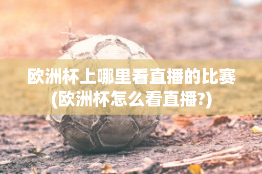 欧洲杯上哪里看直播的比赛(欧洲杯怎么看直播?)