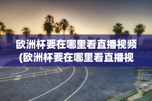 欧洲杯要在哪里看直播视频(欧洲杯要在哪里看直播视频回放)