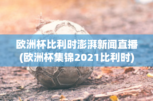 欧洲杯比利时澎湃新闻直播(欧洲杯集锦2021比利时)