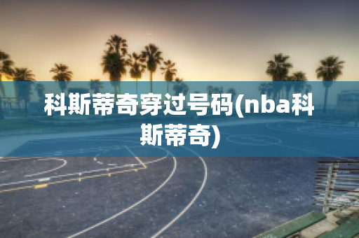 科斯蒂奇穿过号码(nba科斯蒂奇)