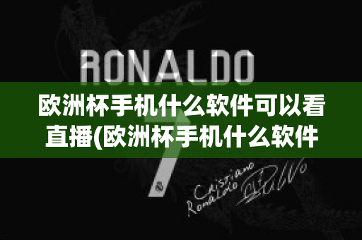 欧洲杯手机什么软件可以看直播(欧洲杯手机什么软件可以看直播回放)