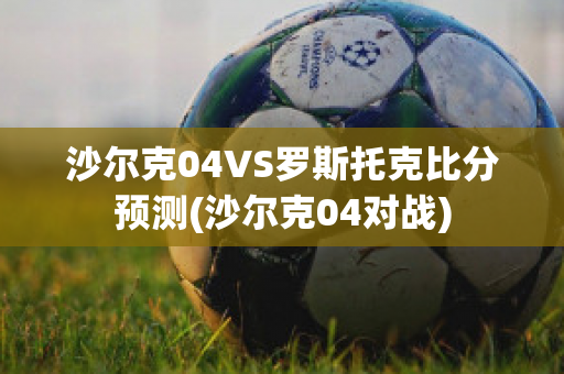 沙尔克04VS罗斯托克比分预测(沙尔克04对战)