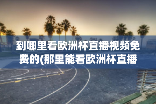 到哪里看欧洲杯直播视频免费的(那里能看欧洲杯直播)