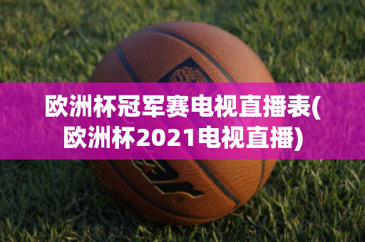 欧洲杯冠军赛电视直播表(欧洲杯2021电视直播)