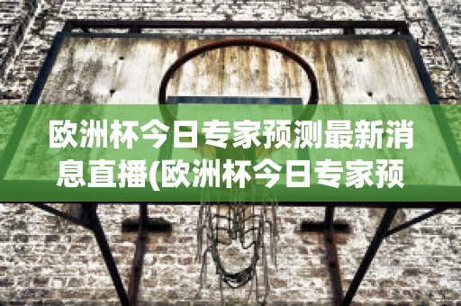 欧洲杯今日专家预测最新消息直播(欧洲杯今日专家预测最新消息直播回放)