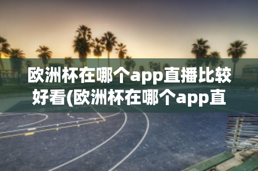 欧洲杯在哪个app直播比较好看(欧洲杯在哪个app直播比较好看一点)