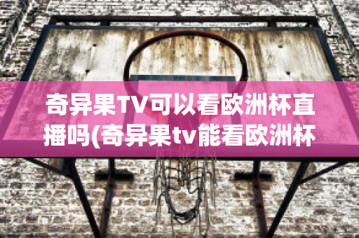 奇异果TV可以看欧洲杯直播吗(奇异果tv能看欧洲杯吗)