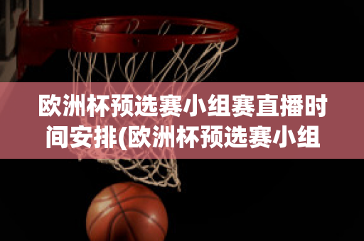 欧洲杯预选赛小组赛直播时间安排(欧洲杯预选赛小组赛直播时间安排最新)