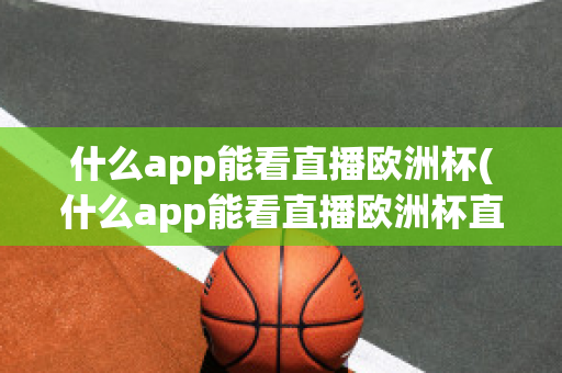 什么app能看直播欧洲杯(什么app能看直播欧洲杯直播)